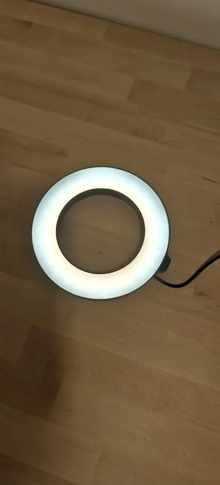 USB-Powered Ring Light – 3 Color Modes – Adjustable Brightness