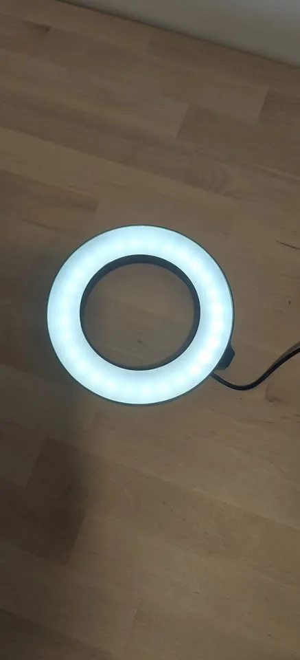 USB-Powered Ring Light – 3 Color Modes – Adjustable Brightness image indicator(2)