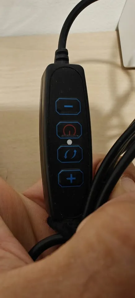 USB-Powered Ring Light – 3 Color Modes – Adjustable Brightness image indicator(4)