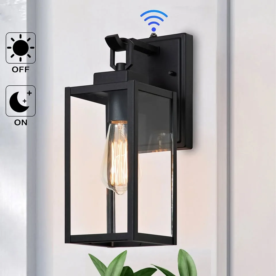 Automatic Dusk-to-Dawn Outdoor Wall Sconce thumbnail