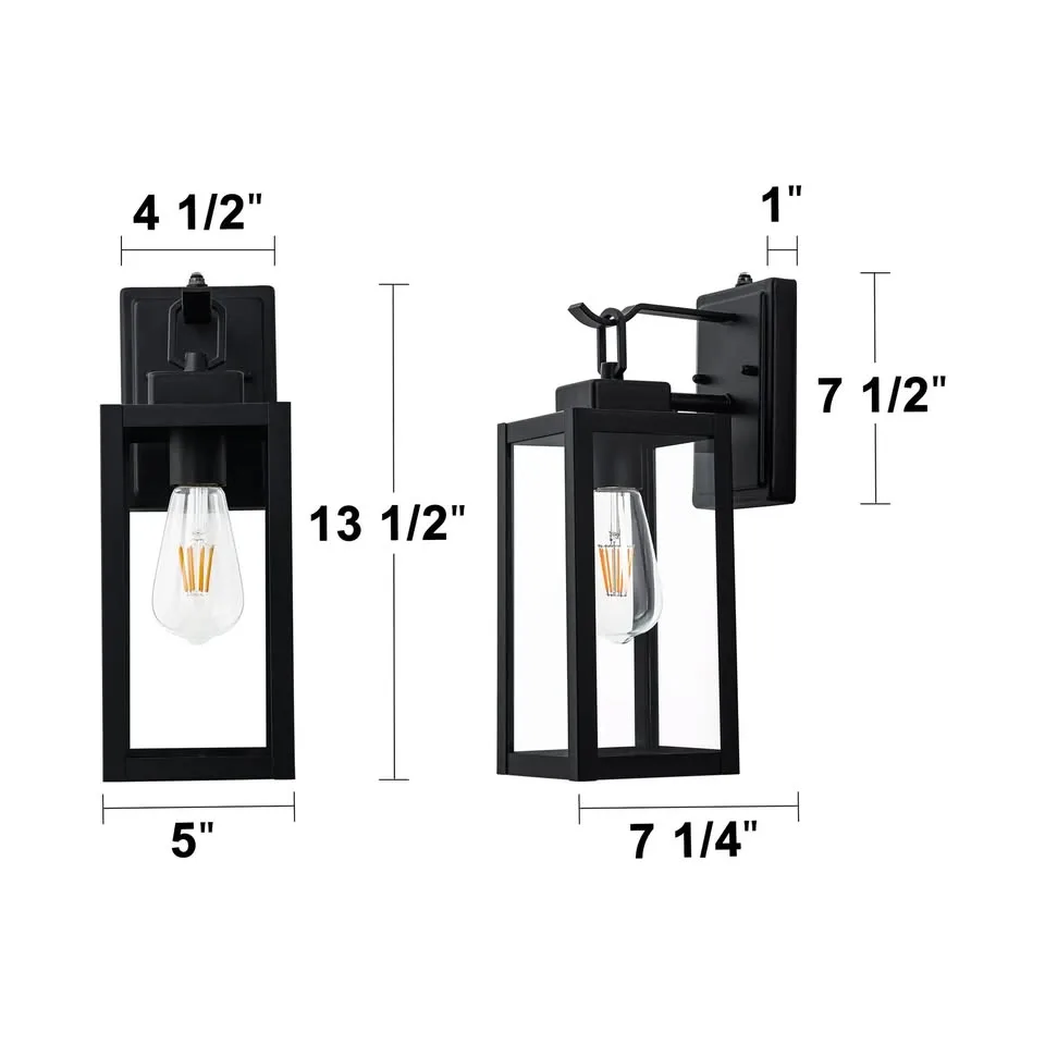Automatic Dusk-to-Dawn Outdoor Wall Sconce image indicator(6)