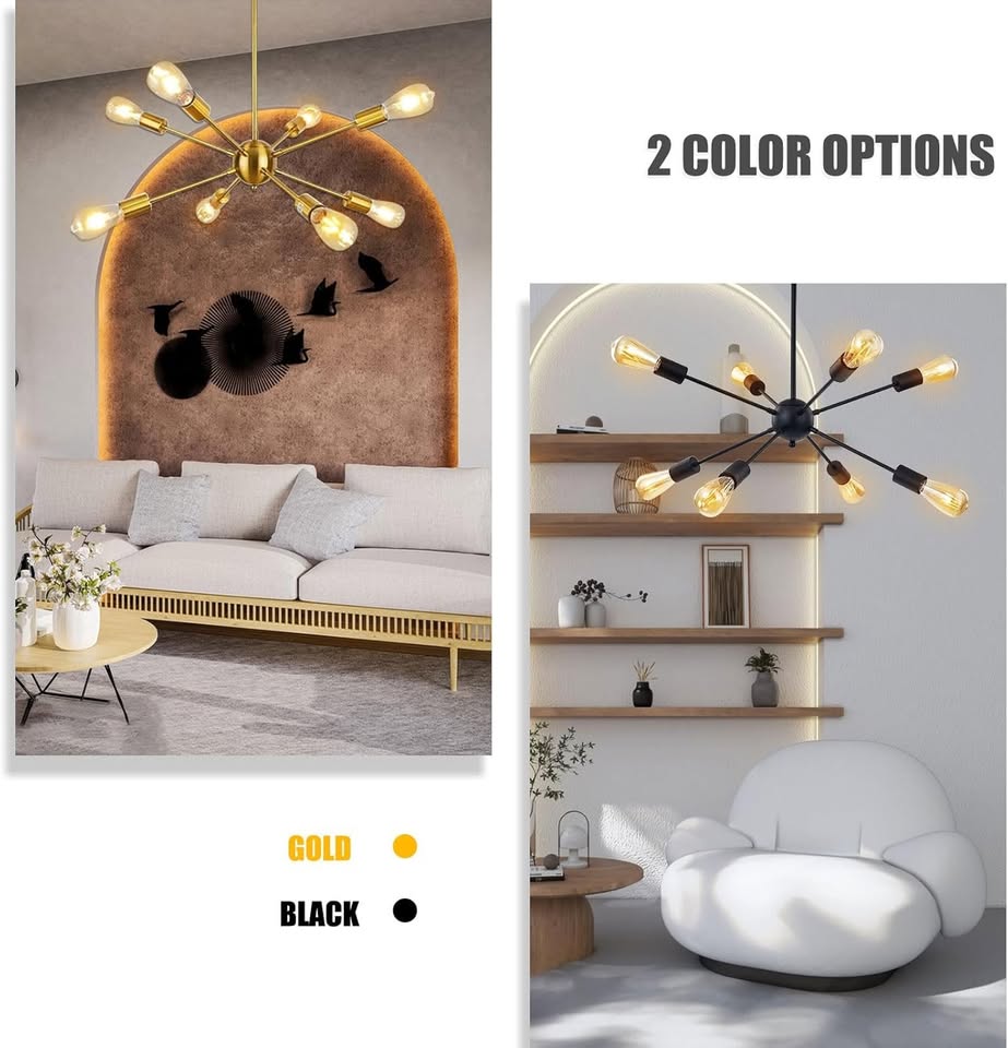 8 Lights Sputnik Chandelier - photo 4