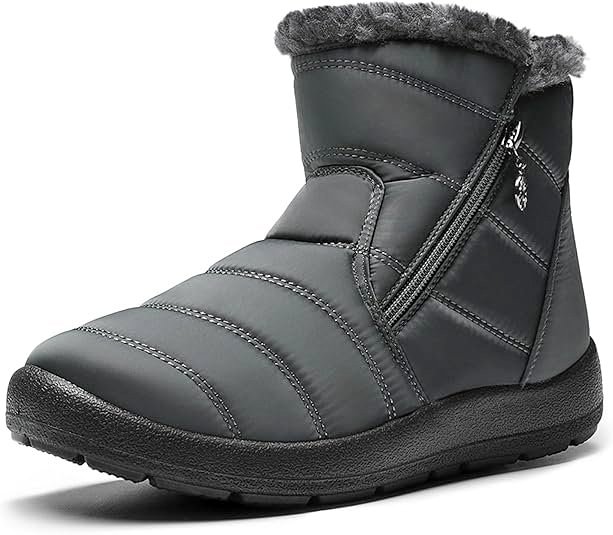DREAM PAIRS Womens Faux Fur Boots