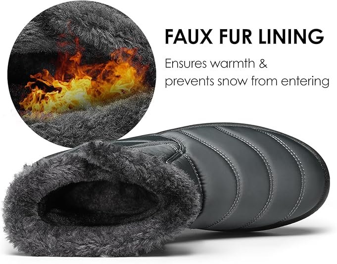 DREAM PAIRS Womens Faux Fur Boots - photo 3