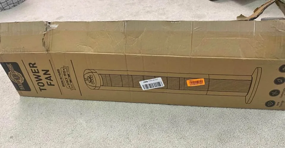 BRAND NEW Paris Rhone Tower Fan - Black image indicator(3)