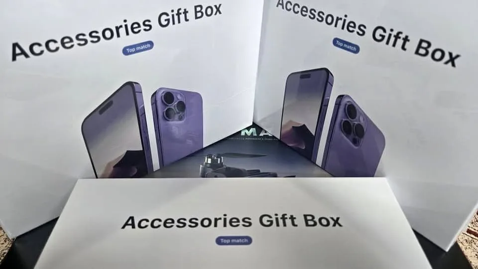 Brand New Accessories Gift Box 📦 – Perfect for iPhone Users 📱