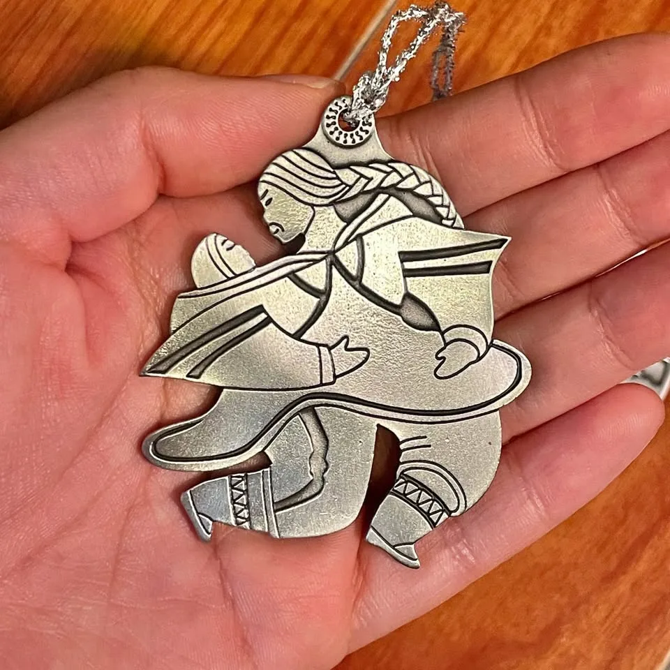 Set of 2 Royal Canadian Mint Pewter Ornaments image indicator(5)