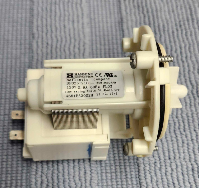 Dishwasher Drain Pump. LG. - photo 3