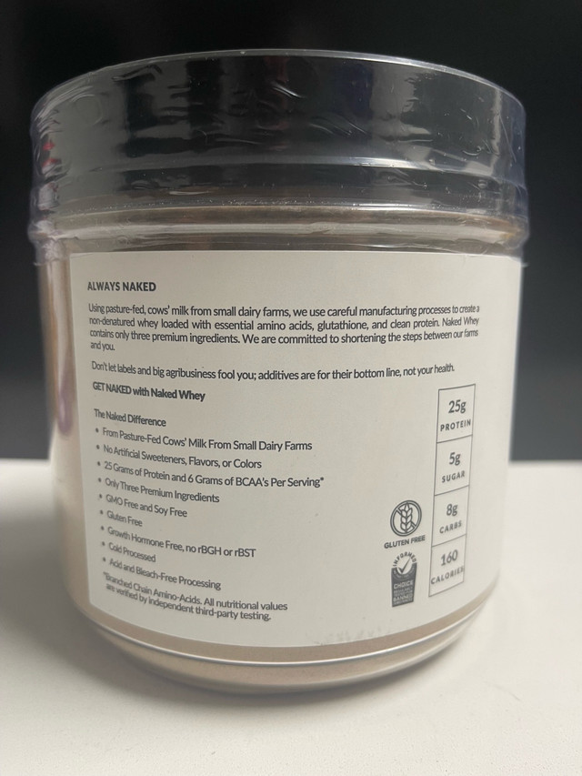 NAKED WHEY 1LB - Only 1 Ingredient, 100% Grass Fed Whey - photo 3
