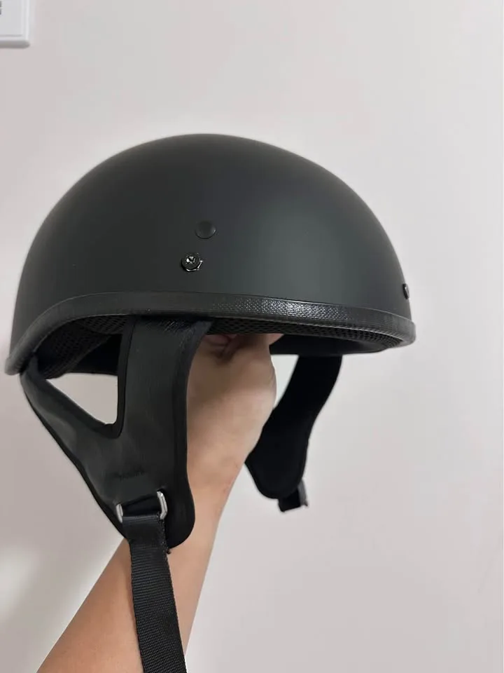 Half-face motorcycle hemlet DOT certified image indicator(2)