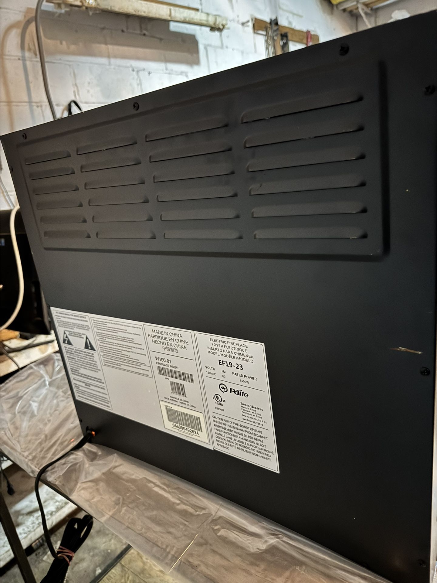 26 Inch Electric Space Heater Fireplace - photo 4
