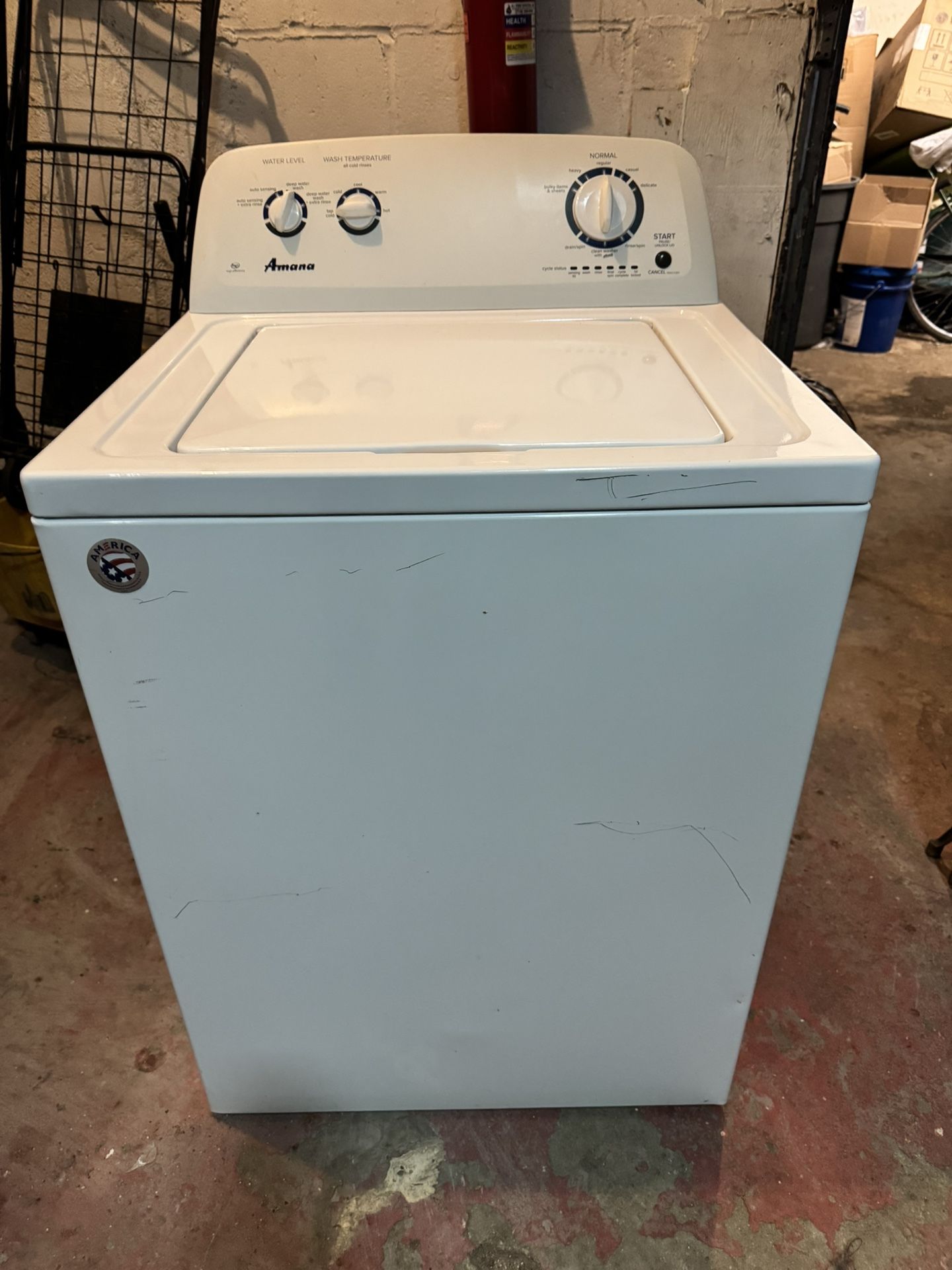 Amana Top Load Washing Machine