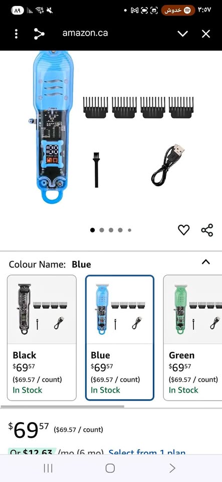 Razors Transparent Hair Clipper Original Set Hair Clipper