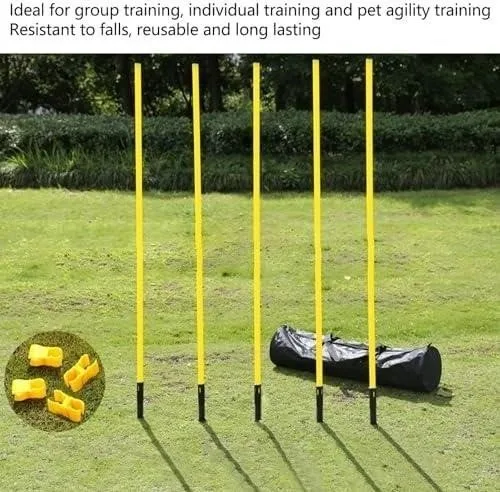 NEW-Soccer Agility Pole, 1.5m image indicator(3)