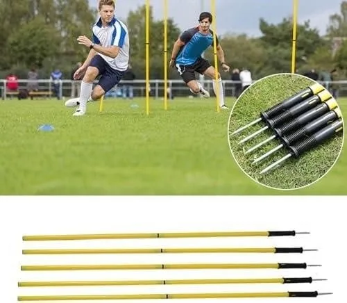 NEW-Soccer Agility Pole, 1.5m image indicator(4)