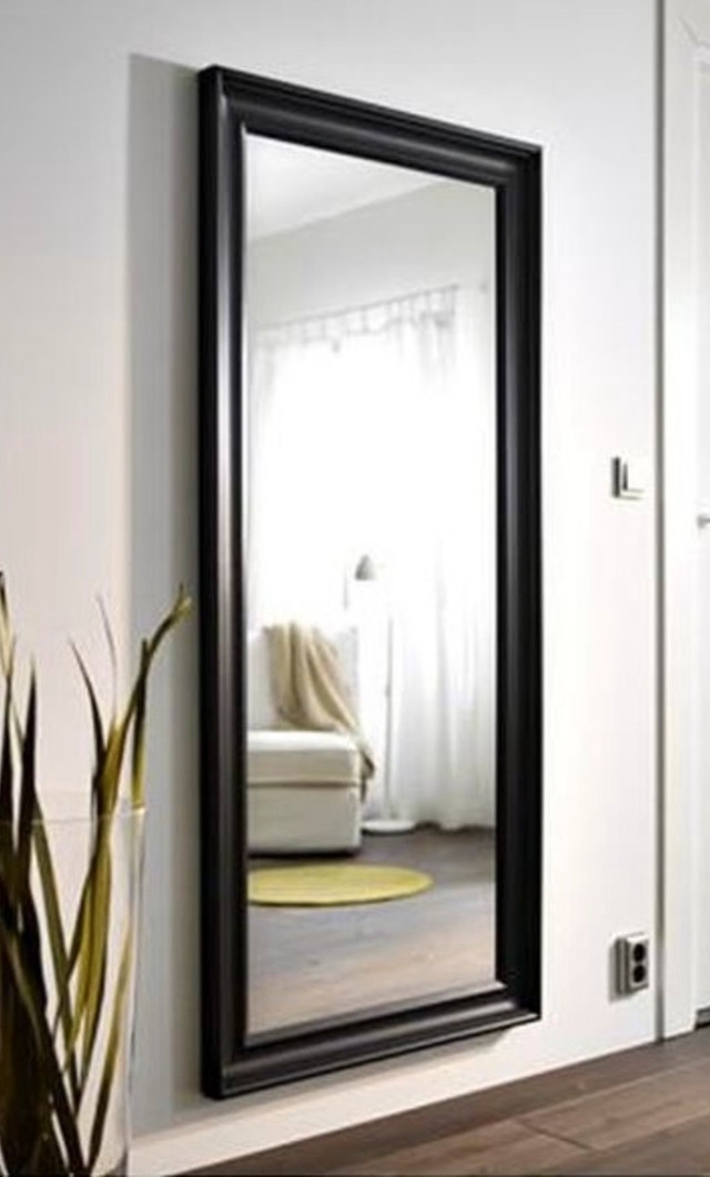 5’ black frame mirror - photo 2