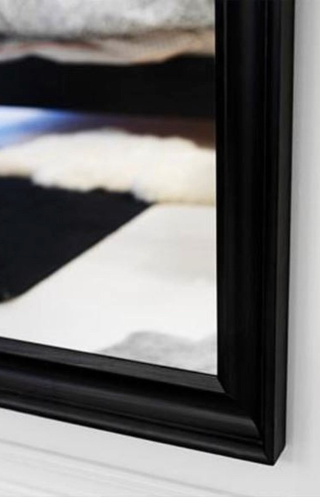 5’ black frame mirror - photo 5