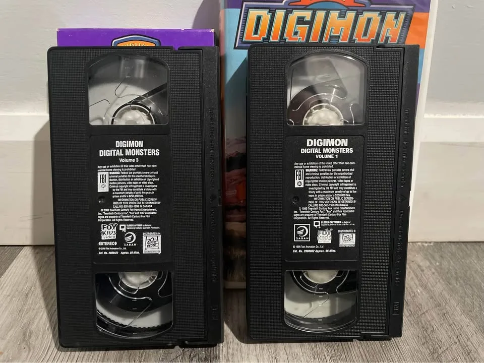 Digimon Volume 1 & 3 on VHS! image indicator(4)