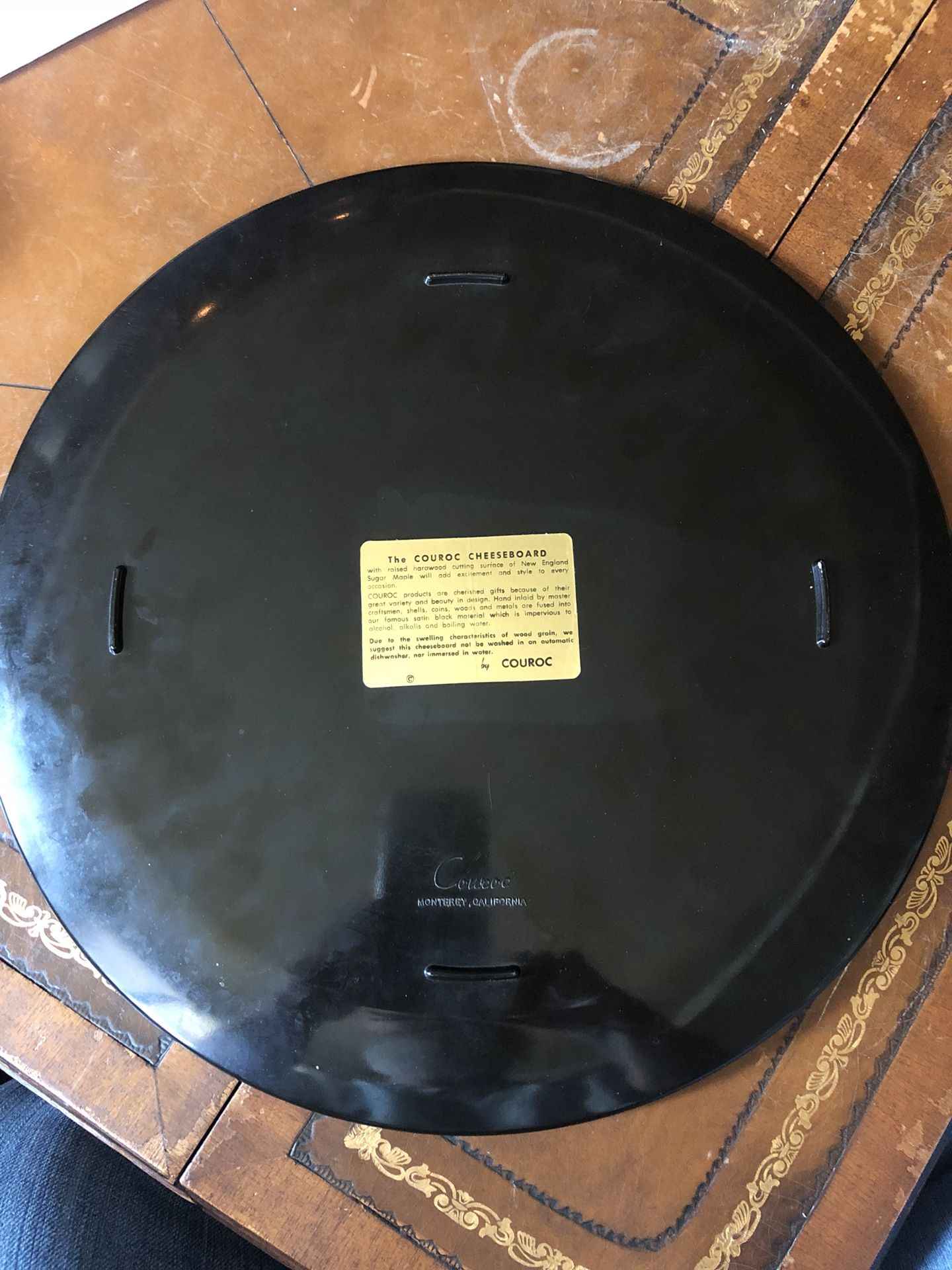 Antique cheese tray IBEW - photo 3