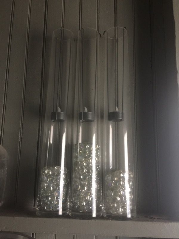 Crate & Barrel candle holders