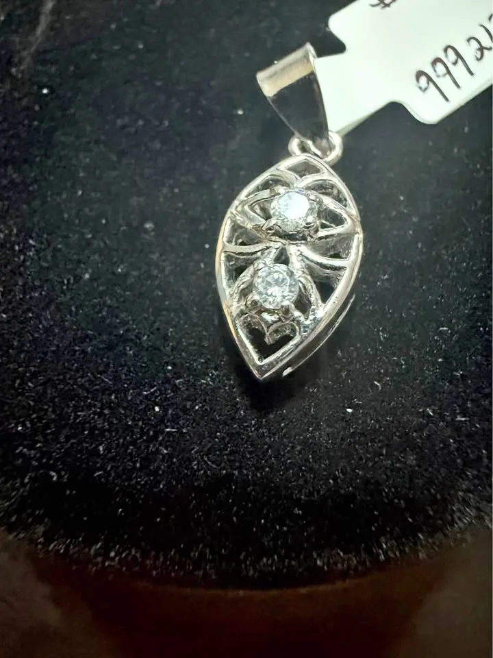 925 Sterling Silver Evil eye pendant thumbnail