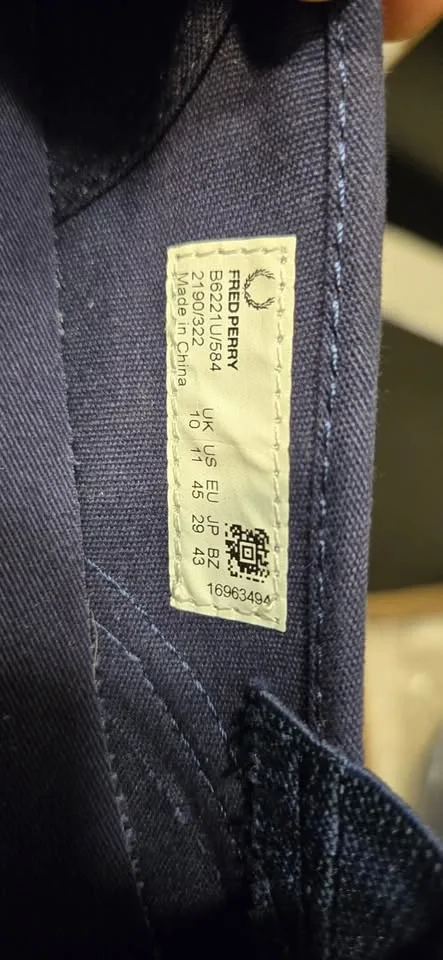 Fred Perry Mens Turner Slip on Canvas Sneaker, Pickup Milton, ON image indicator(8)