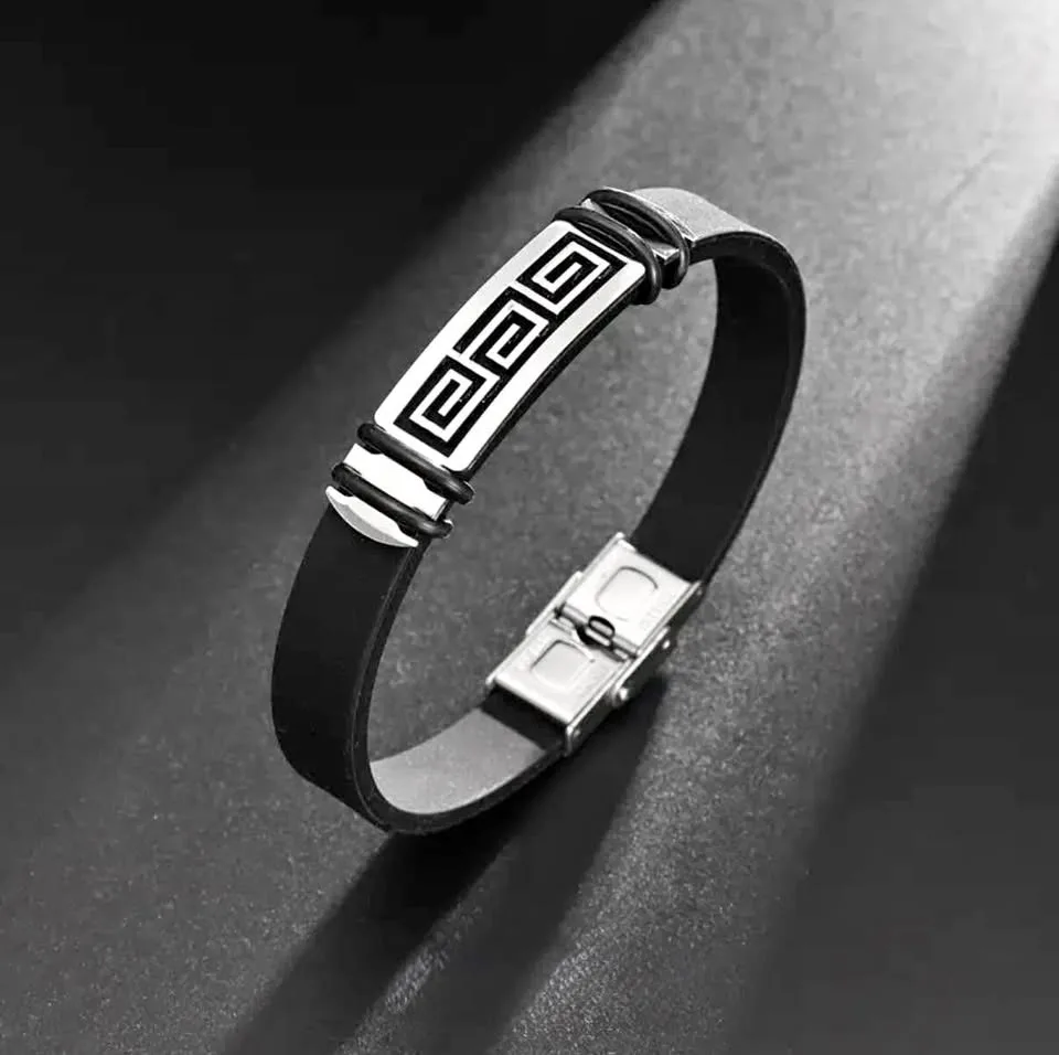 Geometric Symbol Bracelet for Men thumbnail