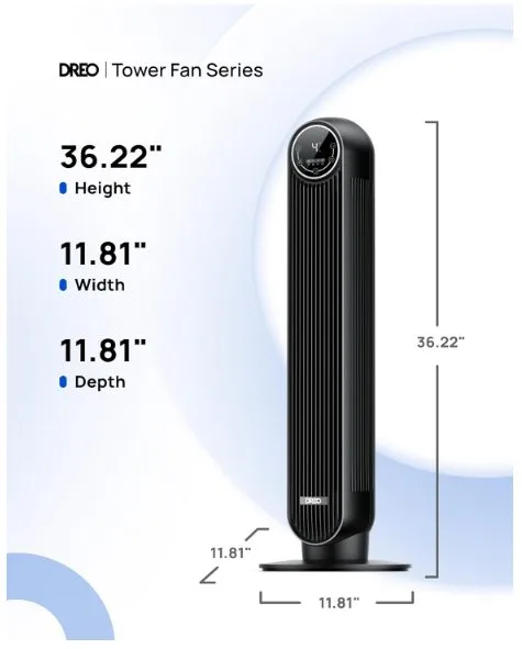 DREO tower fan brand new image indicator(8)