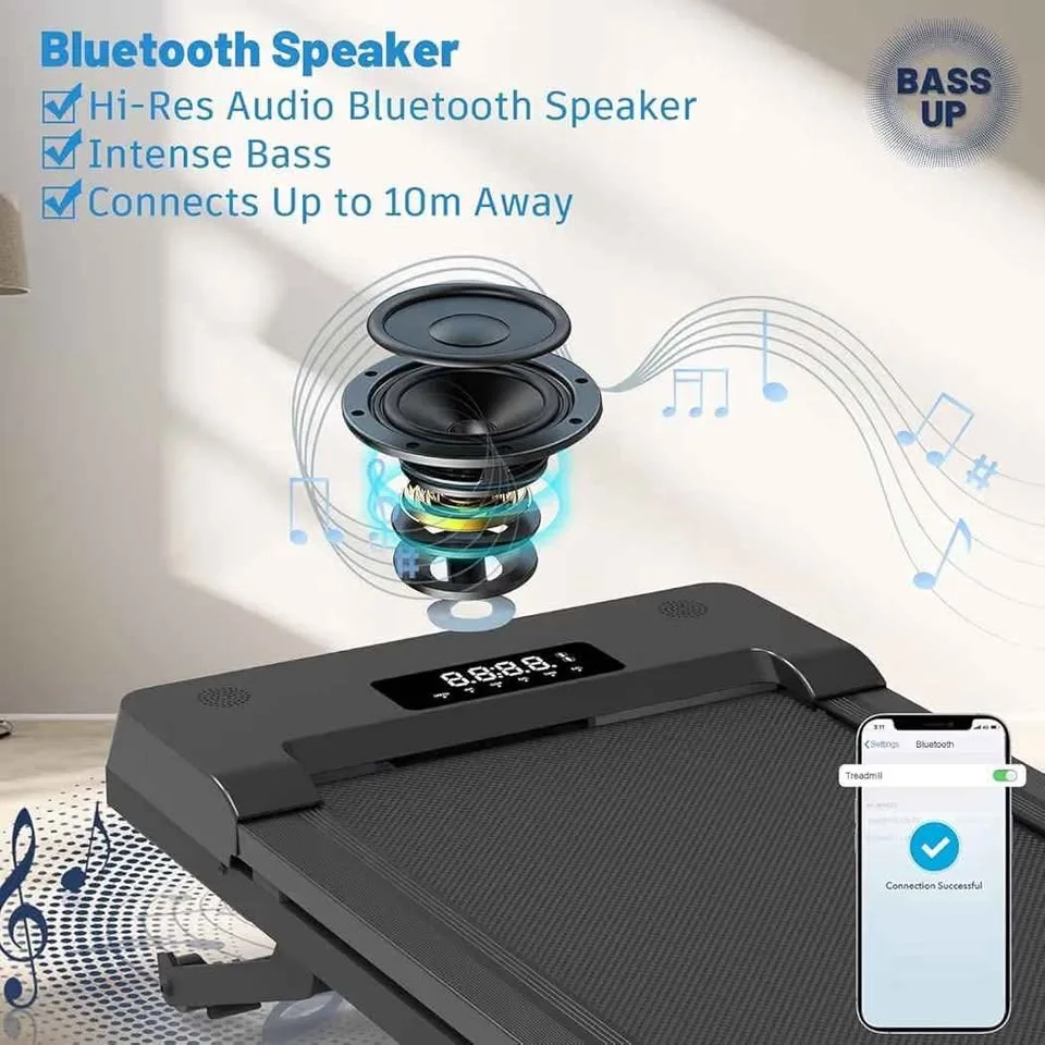 Walking Pad Treadmill with 12% Incline & Bluetooth Speaker image indicator(4)