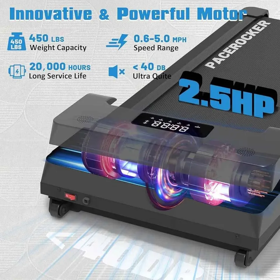 Walking Pad Treadmill with 12% Incline & Bluetooth Speaker image indicator(6)