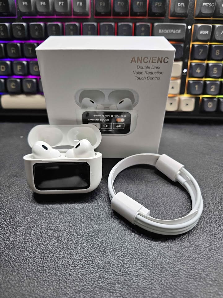 Wireless earbuds with display