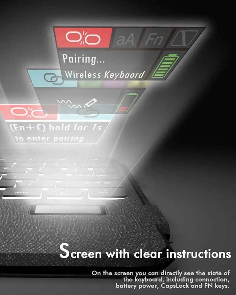 Keyboard Folio for Galaxy Tab S10 FE Plus 13.1 Inch - photo 2