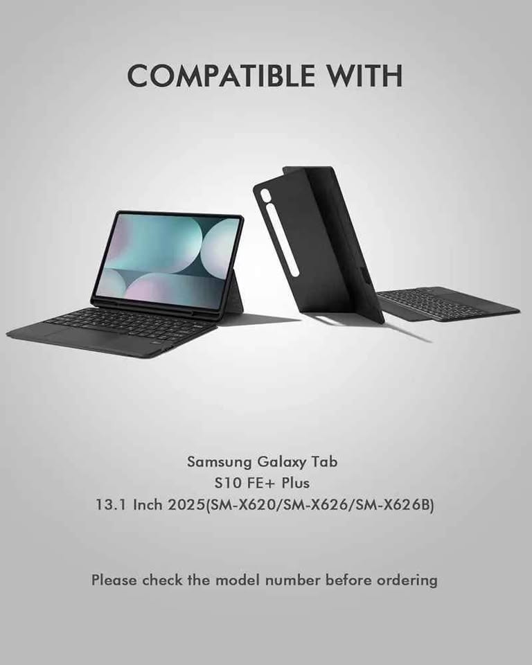 Keyboard Folio for Galaxy Tab S10 FE Plus 13.1 Inch - photo 4