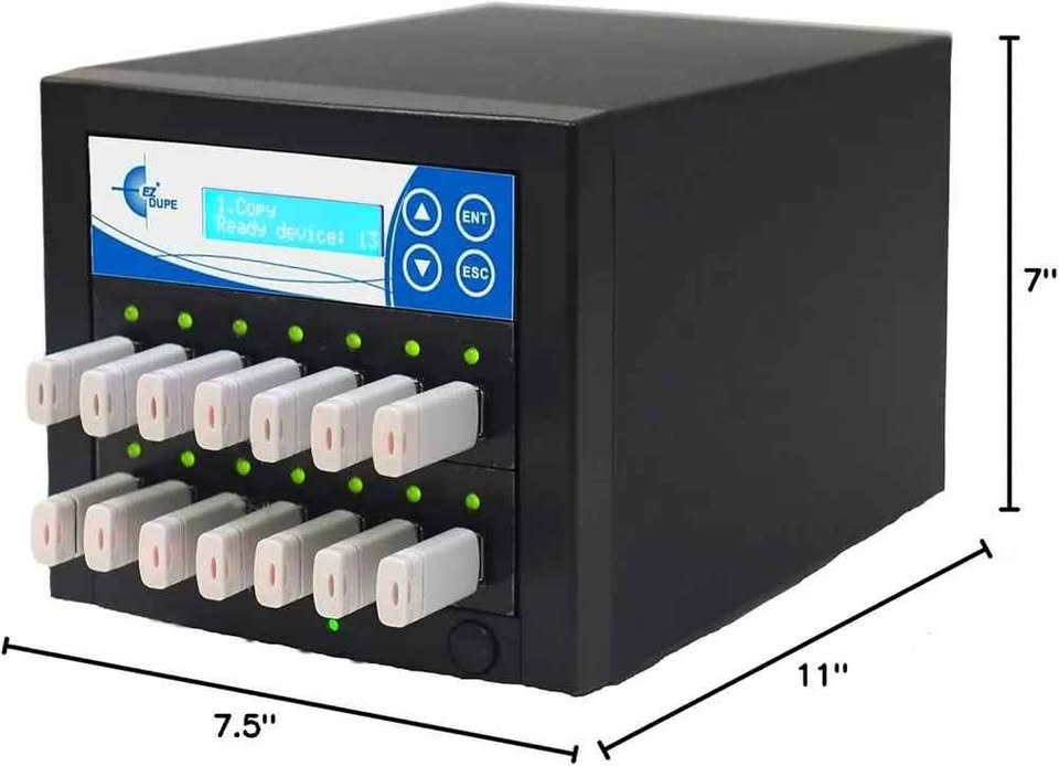 EZ Dupe 1 to 13 USB Duplicator & DOD Data Wiper - photo 3