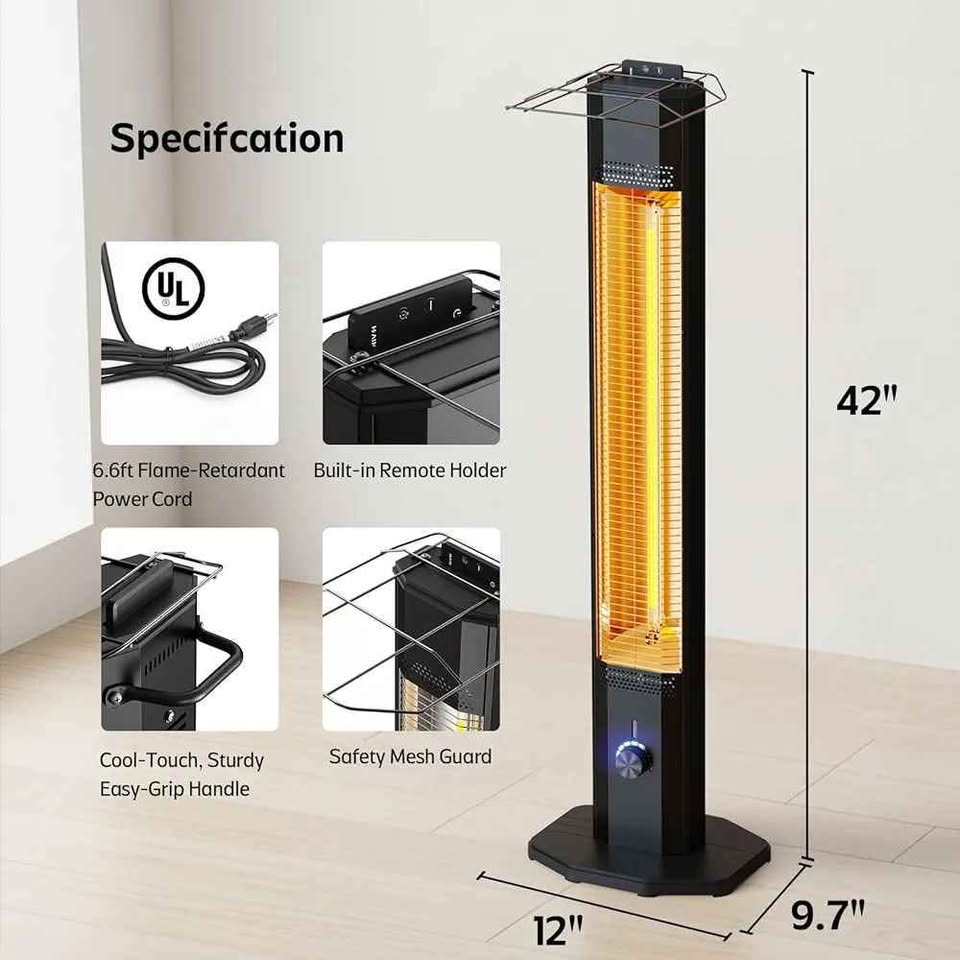 Outdoor Electric Patio Heater - photo 2