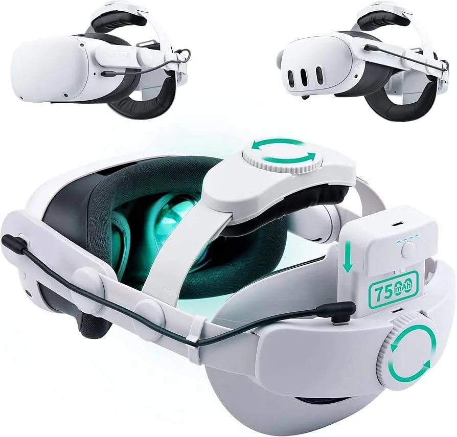 Battery Head Strap for Meta Quest 3/Quest 2 thumbnail