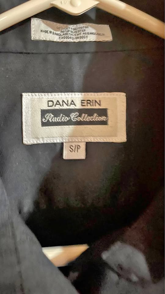 Dana Erin Studio Collection Women’s Black Full Sleeve Shirt