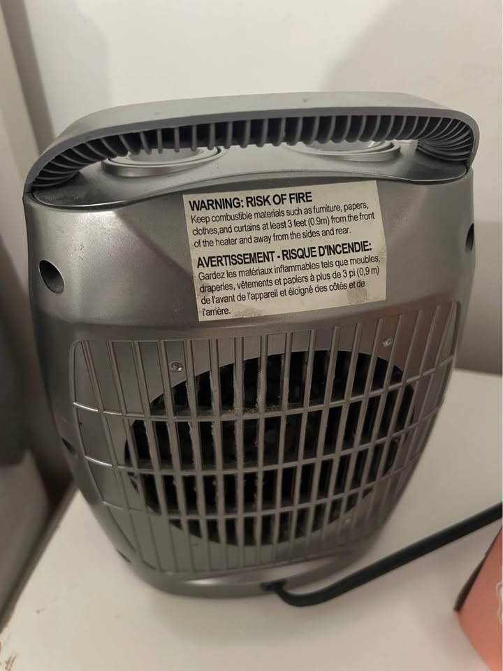 Portable Electric Fan/Space Heater - photo 2