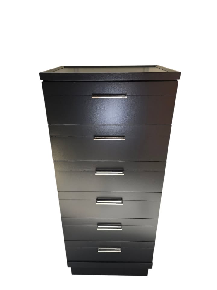 🚚 Free Delivery – Modern Black 6-Drawer Dresser | 25171 - photo 2