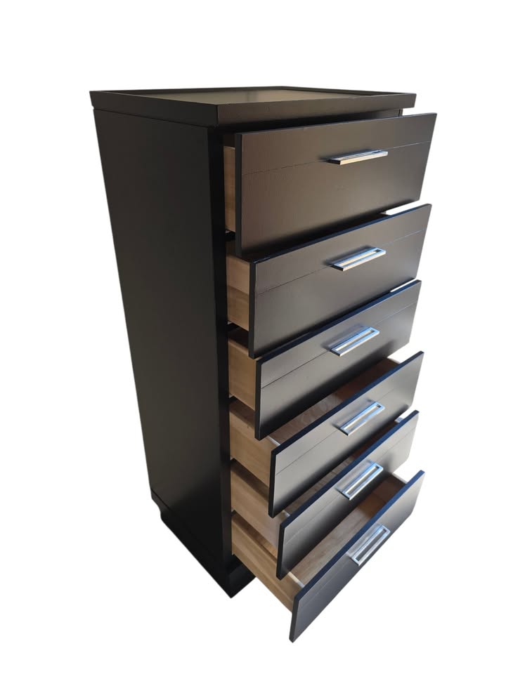 🚚 Free Delivery – Modern Black 6-Drawer Dresser | 25171 - photo 5