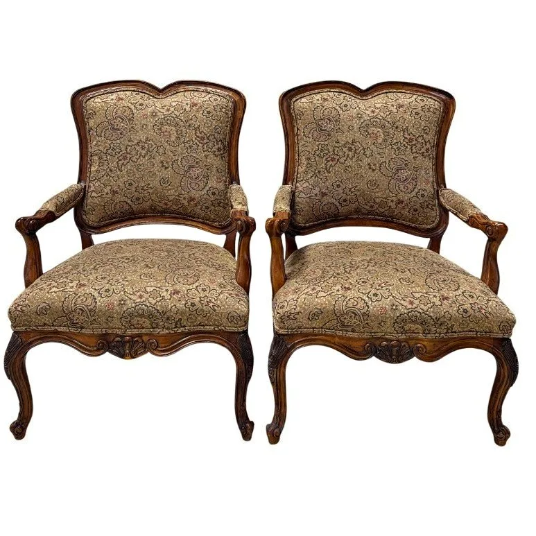 🚚 Free Delivery + Vintage French Provincial Armchair thumbnail