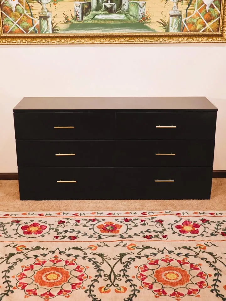 🚚 Free Delivery – Modern Black 6-Drawer Dresser | 25301 image indicator(2)