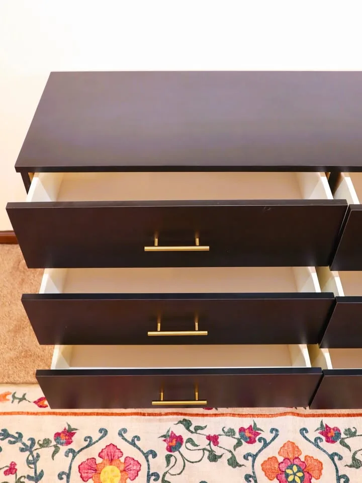 🚚 Free Delivery – Modern Black 6-Drawer Dresser | 25301 image indicator(8)