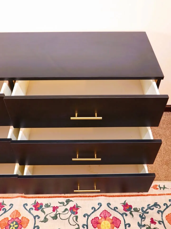 🚚 Free Delivery – Modern Black 6-Drawer Dresser | 25301 image indicator(9)