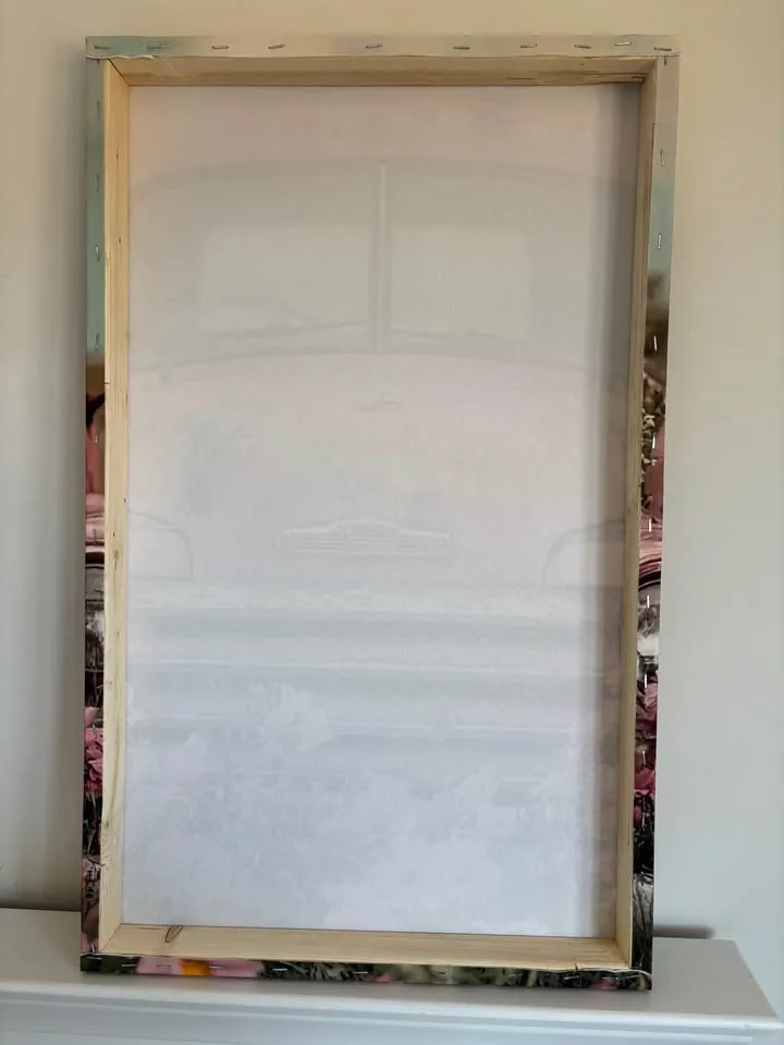 Old Pink Truck Canvas Wall Art Ready To Hang image indicator(5)