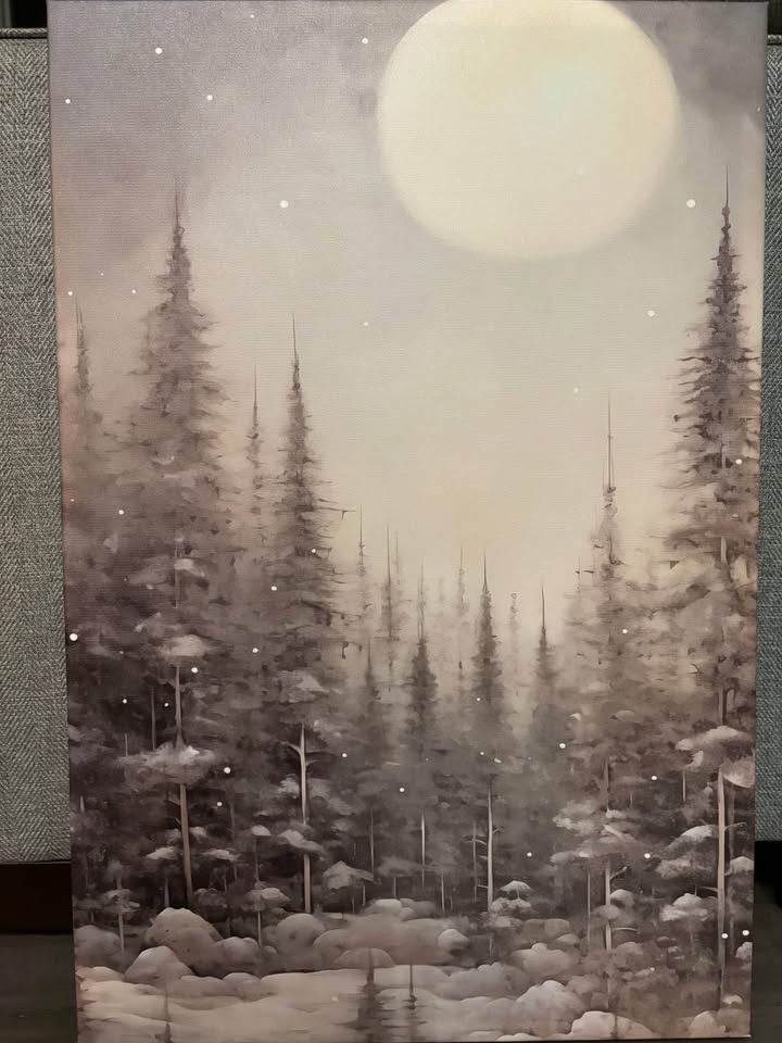 Beautiful Moonlit Canvas-Ready to Hang - photo 2