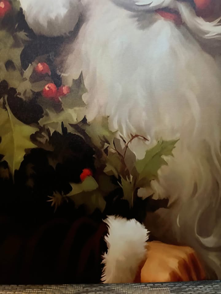 Vintage Santa Canvas - photo 3