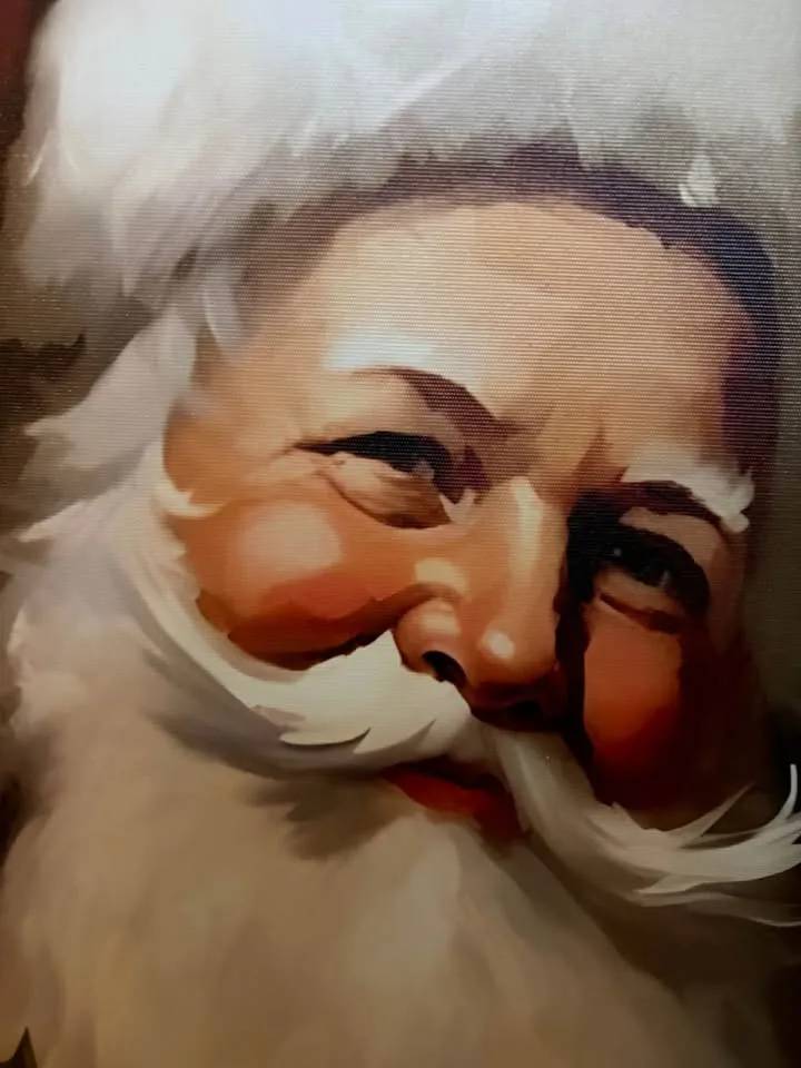 Vintage Santa Canvas image indicator(6)