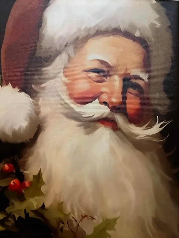 Vintage Santa Canvas image indicator(8)