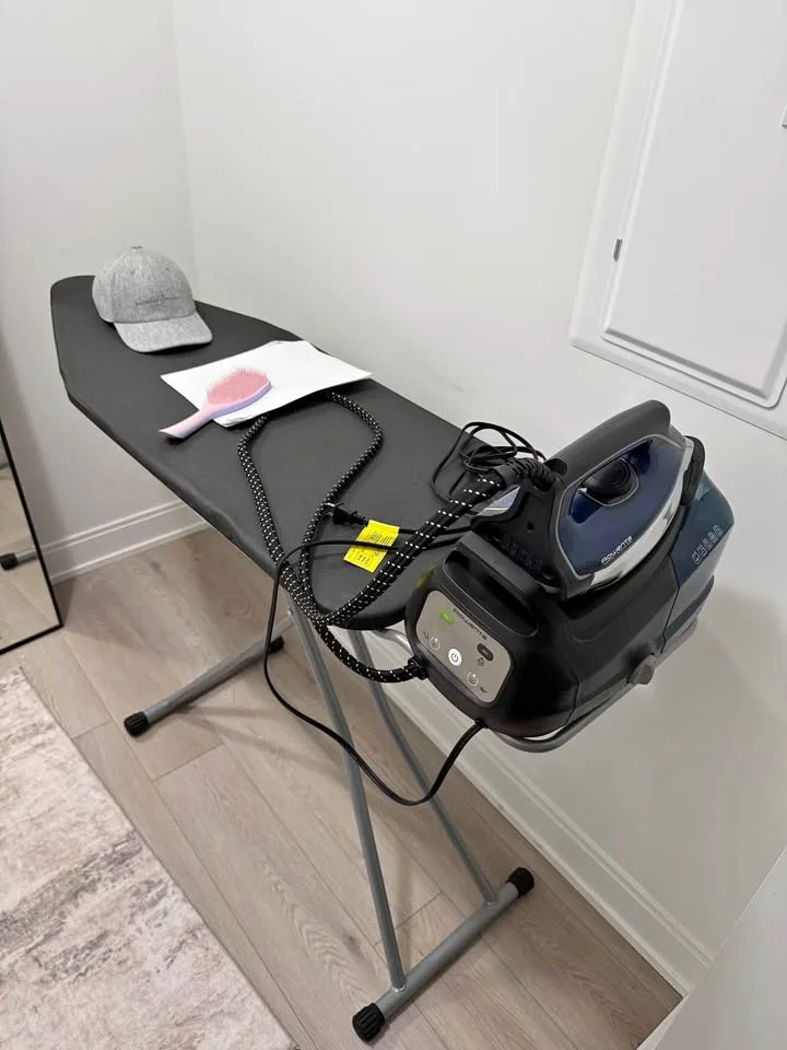 ironing board with an iron thumbnail